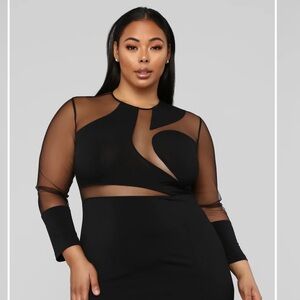 Black Sand Dress - Fashion Nova